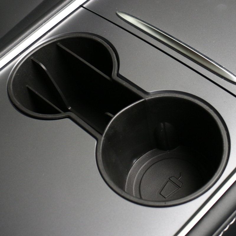 适用于tesla特斯拉model3水杯卡槽tpe中控水杯架汽车内饰改装配件