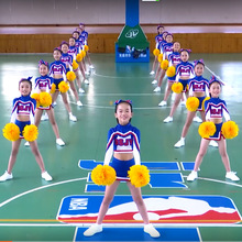 儿童啦啦队啦啦操演出服长袖舞蹈拉拉队小学生比赛运动会男女服装