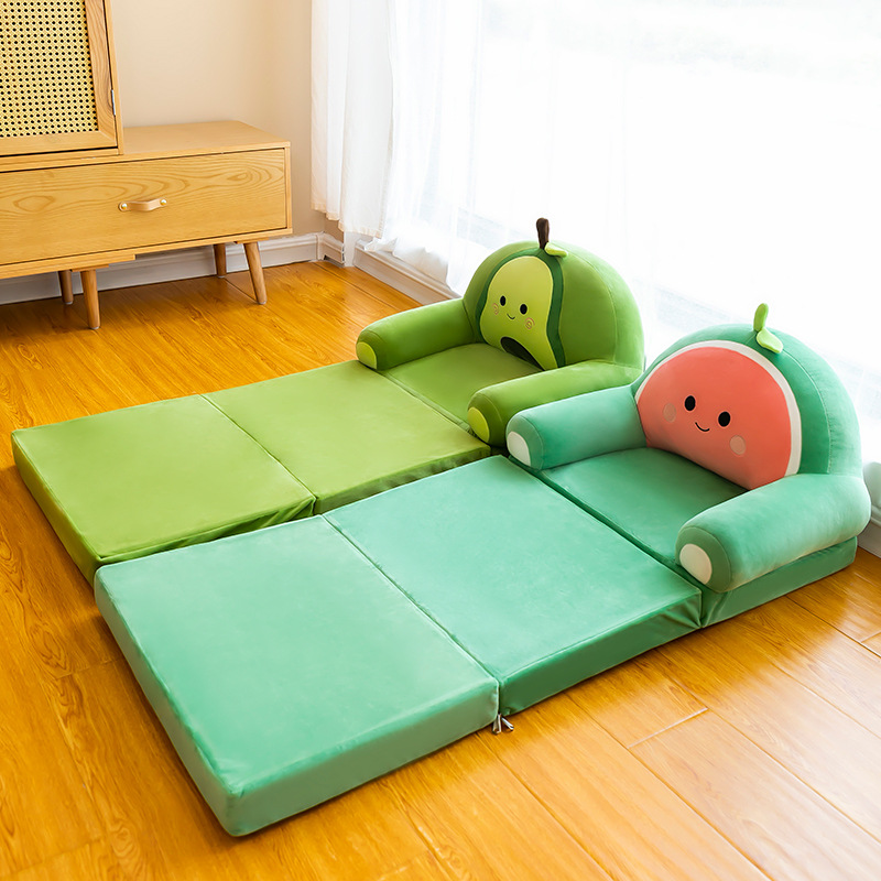 折叠床沙发卡通