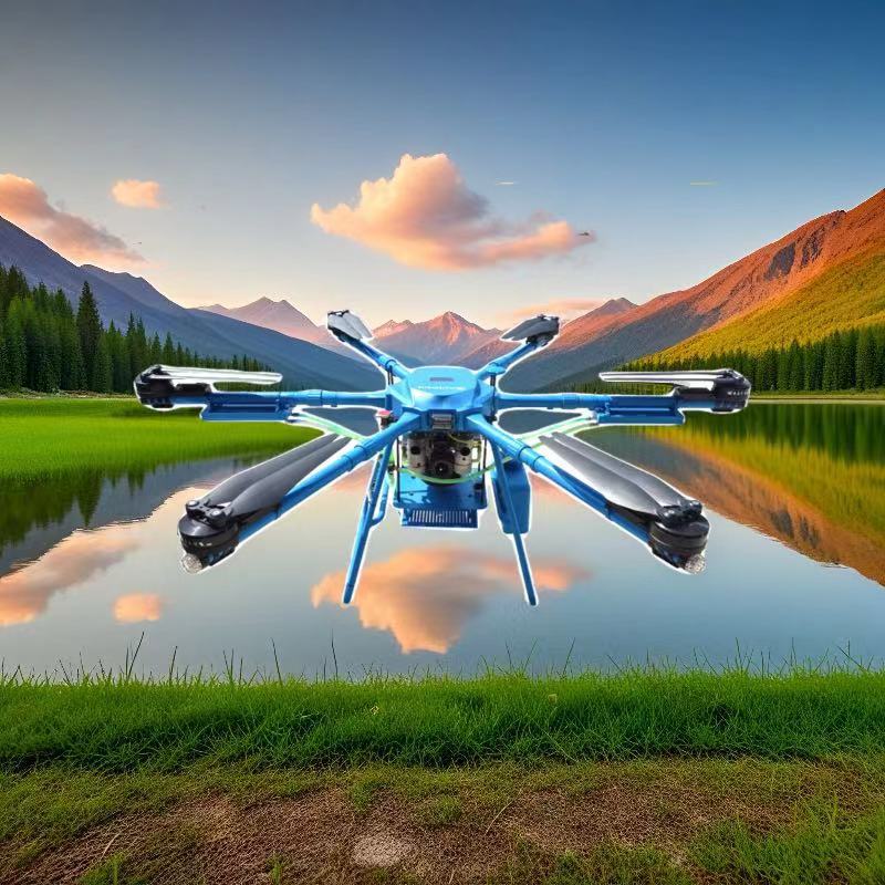 油电混动无人机汽油飞机长续航4小时可多功能喊话挂载平台-阿里巴巴