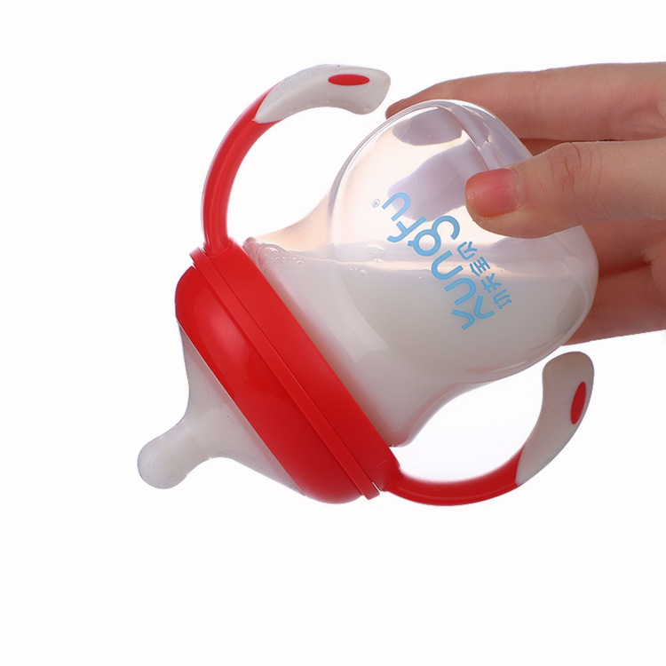 Food Grade Pp Wide Mouth Feeding Bottle Newborn Choke Proof Anti-Flatulence Feeding Bottle Baby Drinking Water Feeding Bottle Factory Wholesale