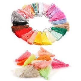 流苏穗子 3cm棉线流苏头 彩色吊穗 古风饰品材料 耳饰diy饰品配件