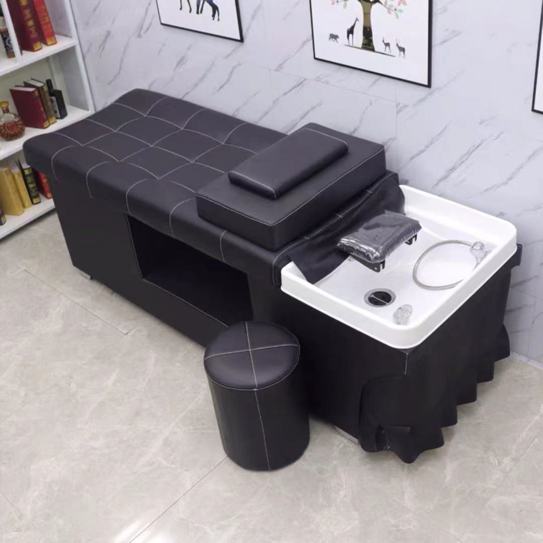 美容美发泰式全躺按摩洗头床理发店发廊专用养发水疗推背一体冲水