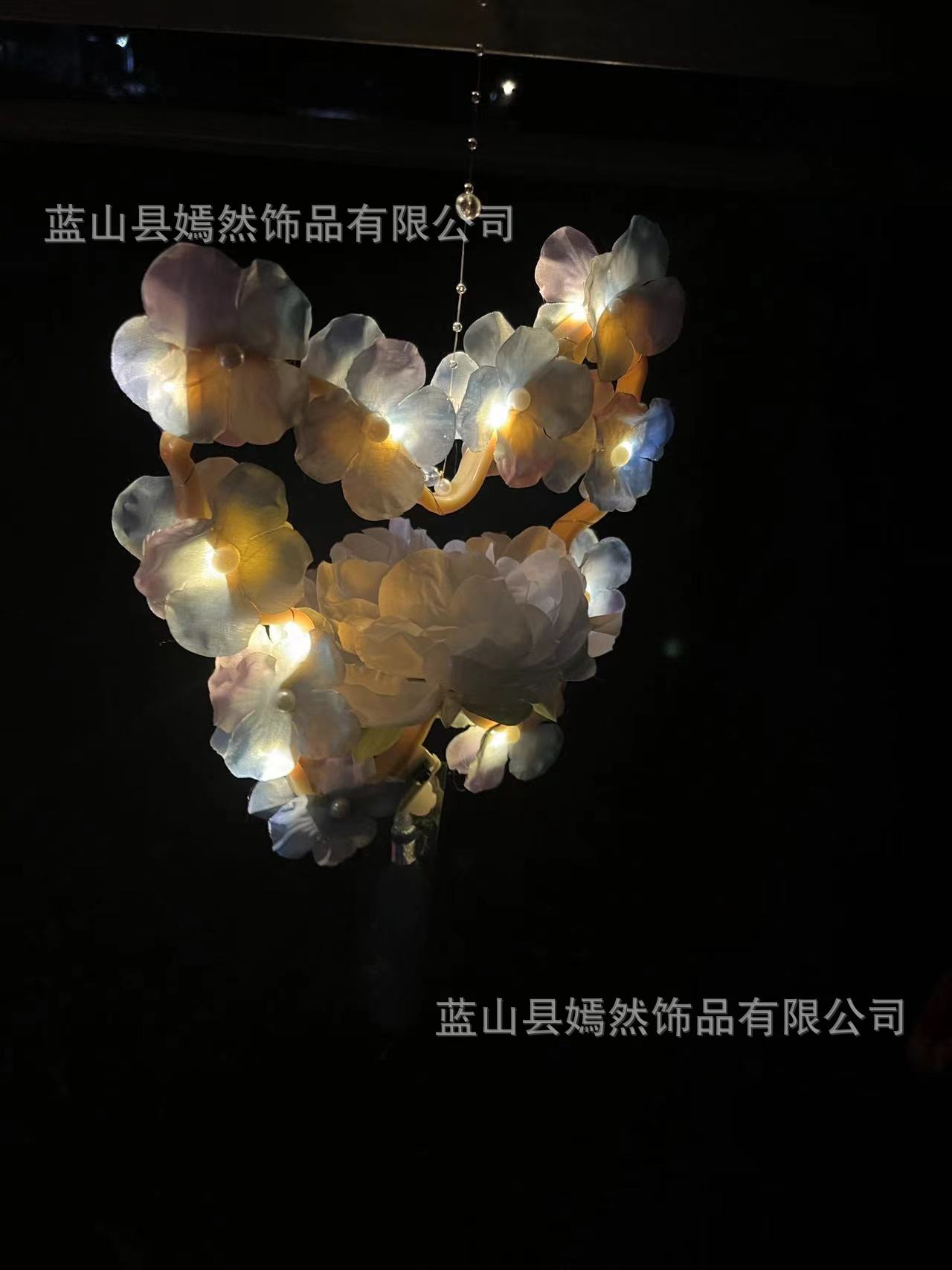 Wholesale Scenic Spot Stall Butterfly Shaped Festive Lantern Juanhua Beads Ancient Style Portable Han Chinese Clothing Accessories Photo Props Flower