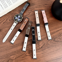 适用华为手表GT4双排穿孔表带撞色腕带磁吸折叠扣华为手表表带
