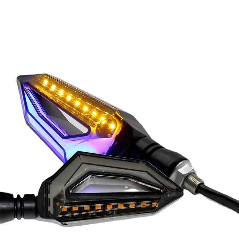 摩托车转向灯电动车led方向灯适用雅马哈川崎铃木12v通用转弯灯