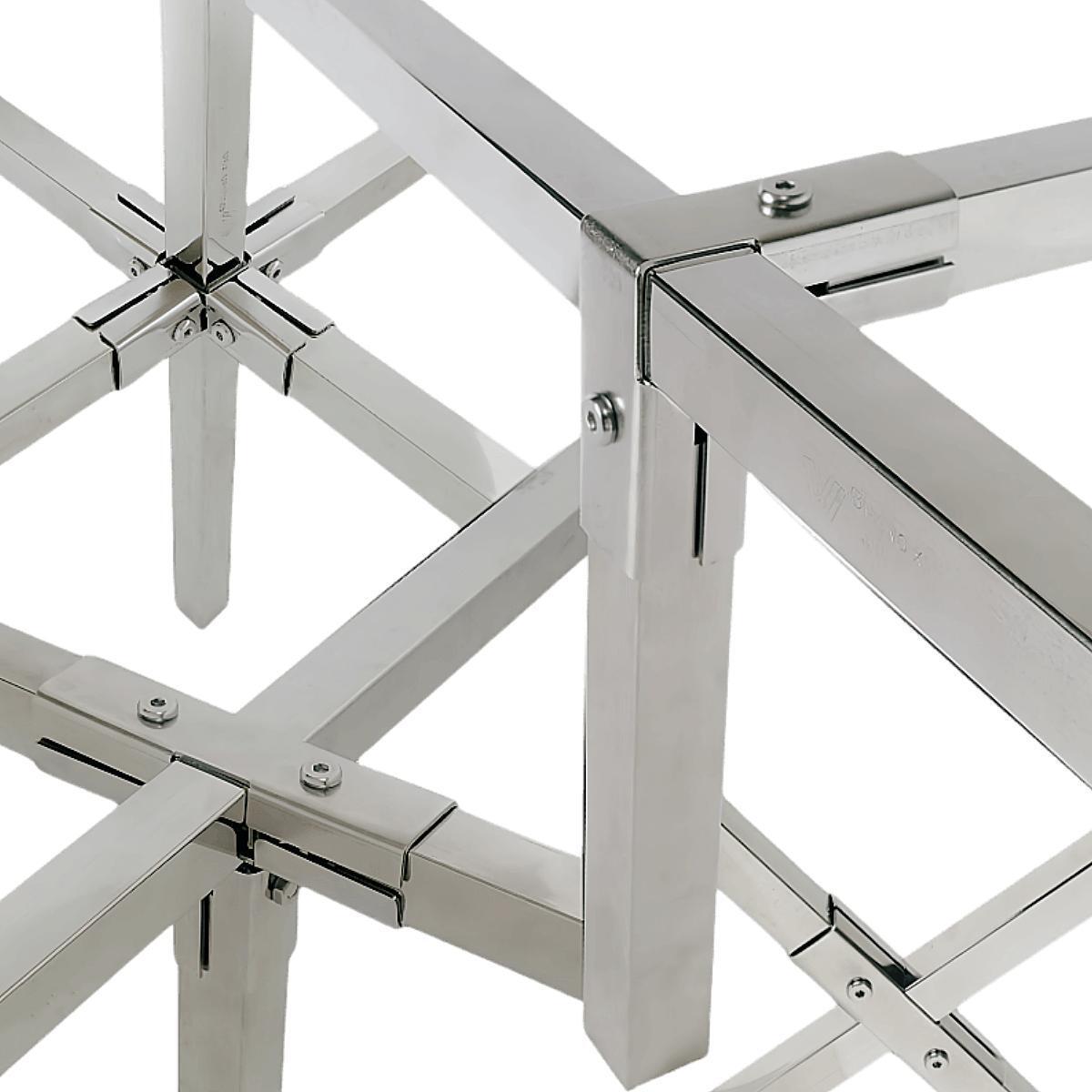 方管连接件30x30不锈钢管连接器架子固定件组装桌椅接头配件-阿里巴巴