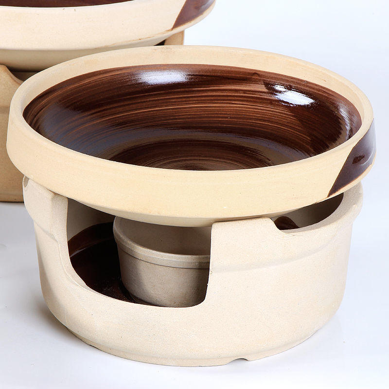 酒精炉火锅家用耐高温陶瓷火锅酒精炉砂锅炖锅煲仔土钵火锅专用锅