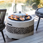 户外庭院烧烤炉家用木炭取暖炉室内烤火炉烤火盆院子碳烤肉烧烤架