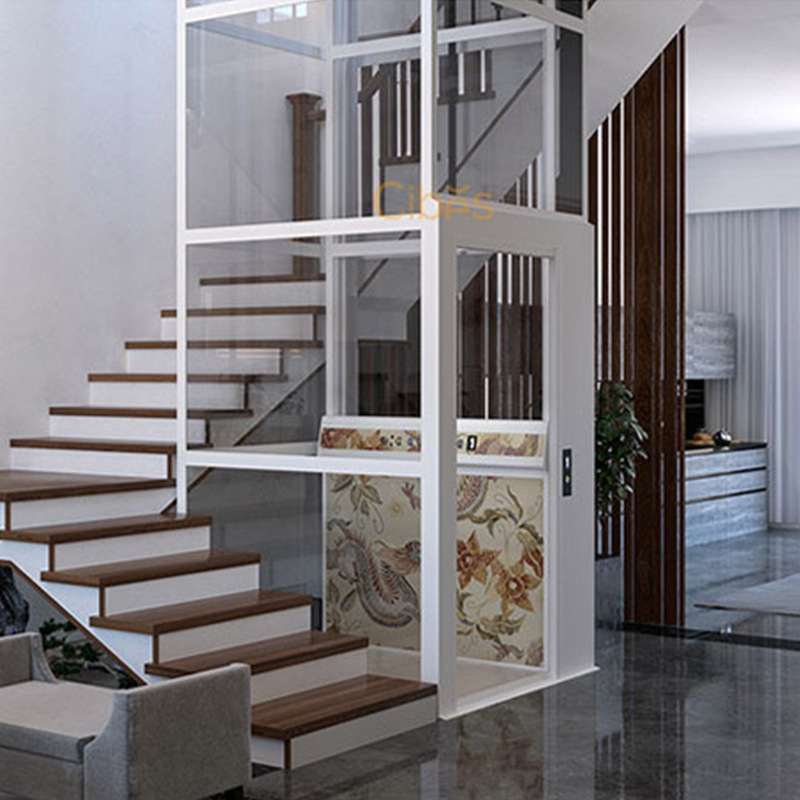 室内家用小型别墅电梯二三层复式阁楼简易液压升降台室外观光梯