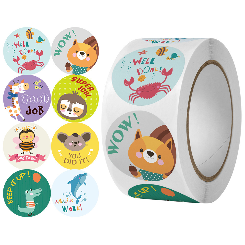 Children's Cartoon Animal Stickers