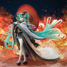 初音未来手办美人鱼动漫周边古风女孩摆件装饰节日玩偶