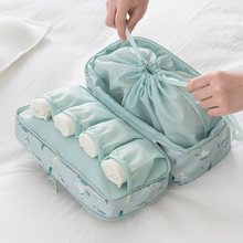 旅行分装袋内衣收纳包收纳袋内裤行李箱便携旅游袜子出差整理布袋
