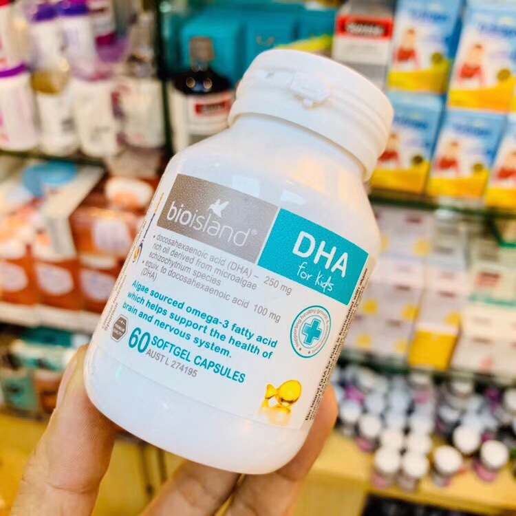 澳洲island婴儿婴幼儿童dha海藻油胶囊澳洲进口dha60粒品-阿里巴巴