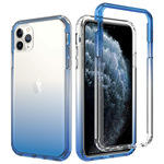 适用iPhone 11 ProMax高透渐变TPU+PC手机壳二合一全包保护手机套