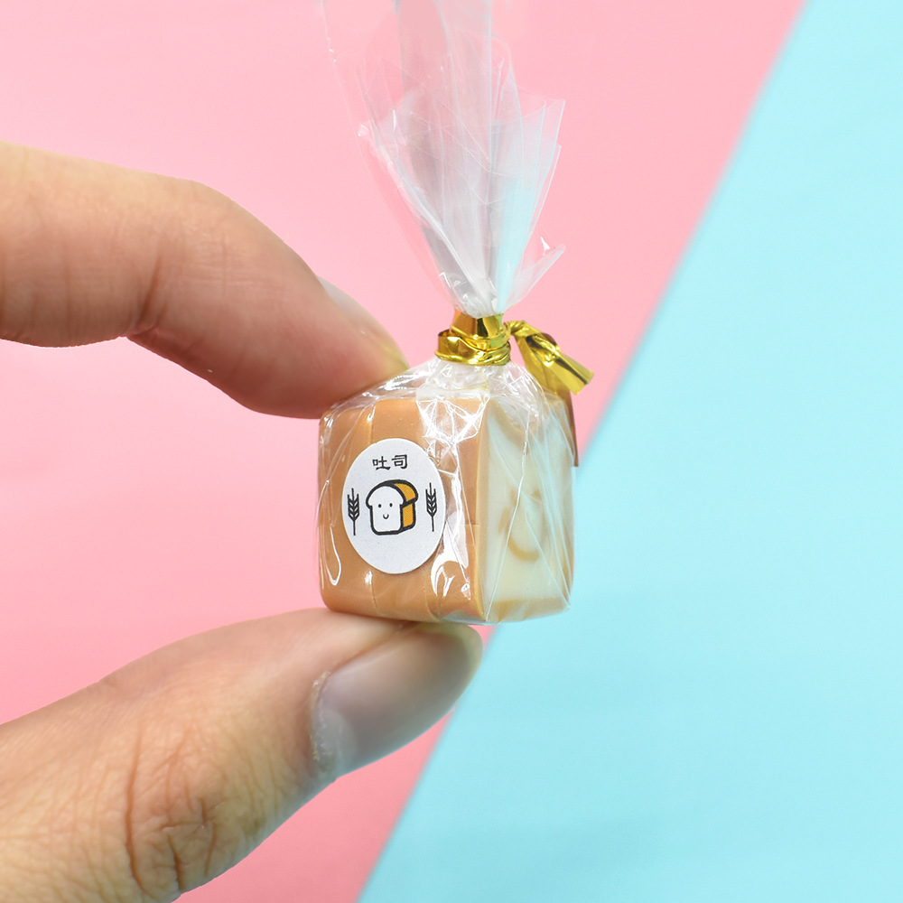 仿真吐司面包片diy饰品配件 微缩食玩自制盲袋散货-a2