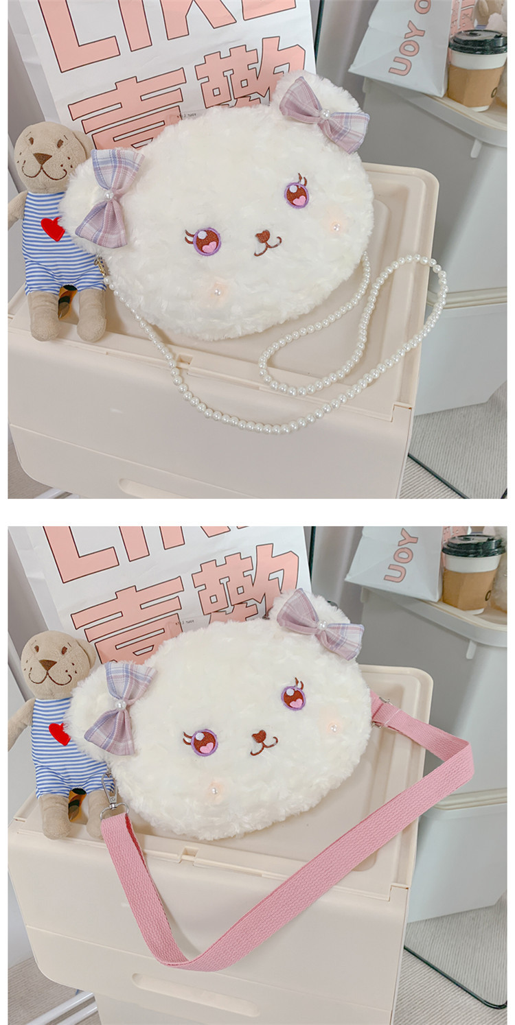 软妹玩偶lolita包毛绒斜挎包女可爱小包包jk日系小挎包洛丽塔熊包