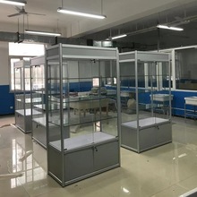 生物实验室标本陈列器材展示柜铝合金玻璃结构标本柜可送货安装