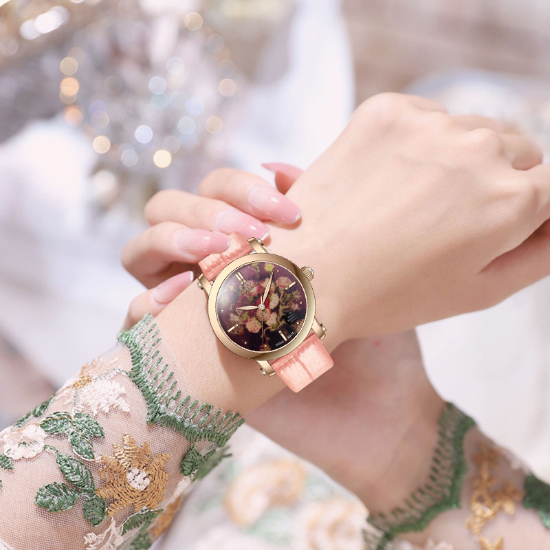 抖音直播新款轻奢感时尚女腕表气质高端防水女手表一件代发-阿里巴巴