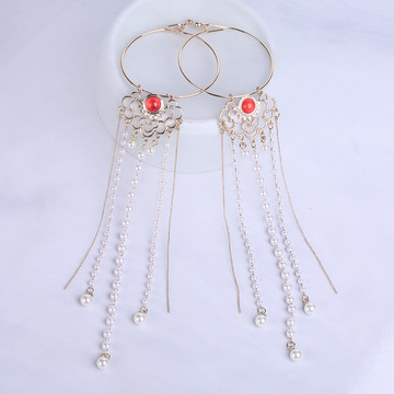 汉服发环古风丝带发环圈 发带手环飘带流苏后压头饰 古装配饰发饰