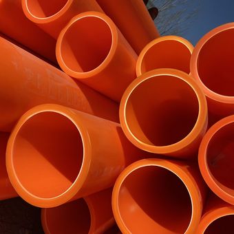 可定制pe穿线管黑色大口径hdpe电缆穿线管通信管pe盘管75pe电力管