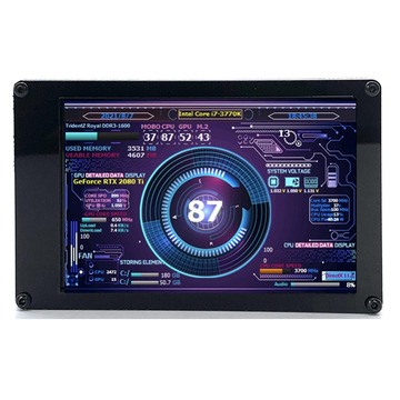 5寸ips usb机箱副屏 电脑监控usb副屏兼容aida64-阿里巴巴