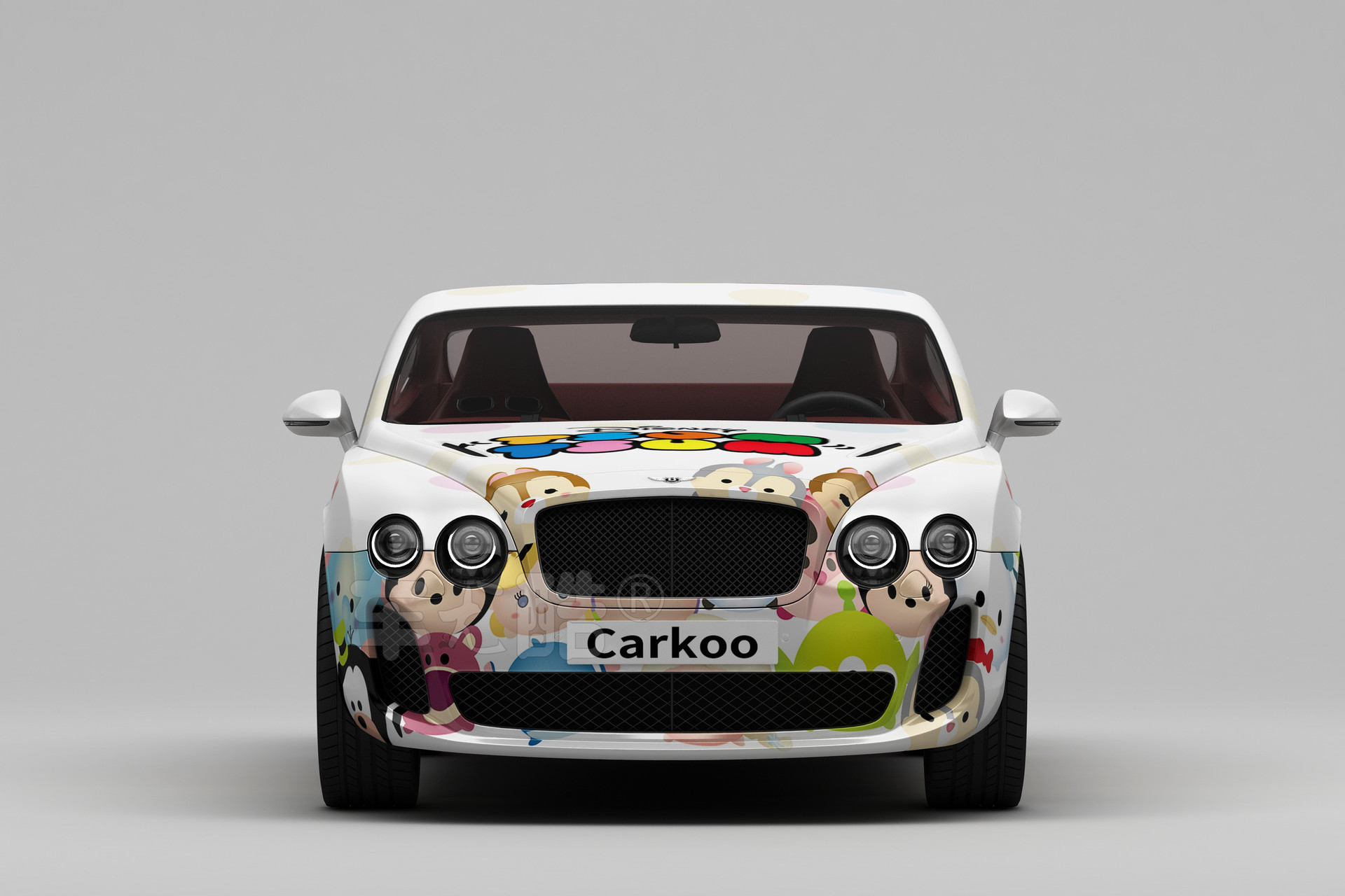 彩绘膜汽车改色膜 汽车涂鸦膜 个性改装车 渐变彩绘 汽车贴膜贴纸