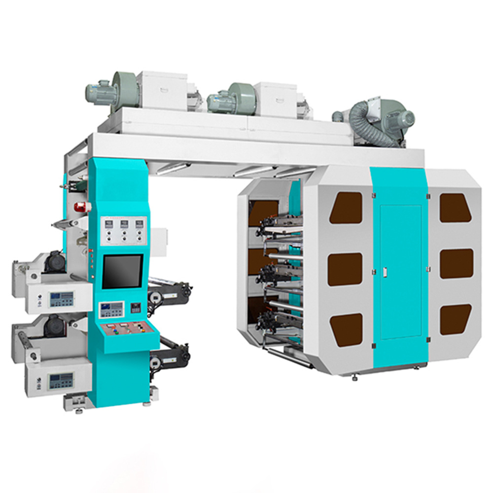 建豪厂家直供4色凹版印刷机 无纺布 牛皮纸张彩印机商标标签打印