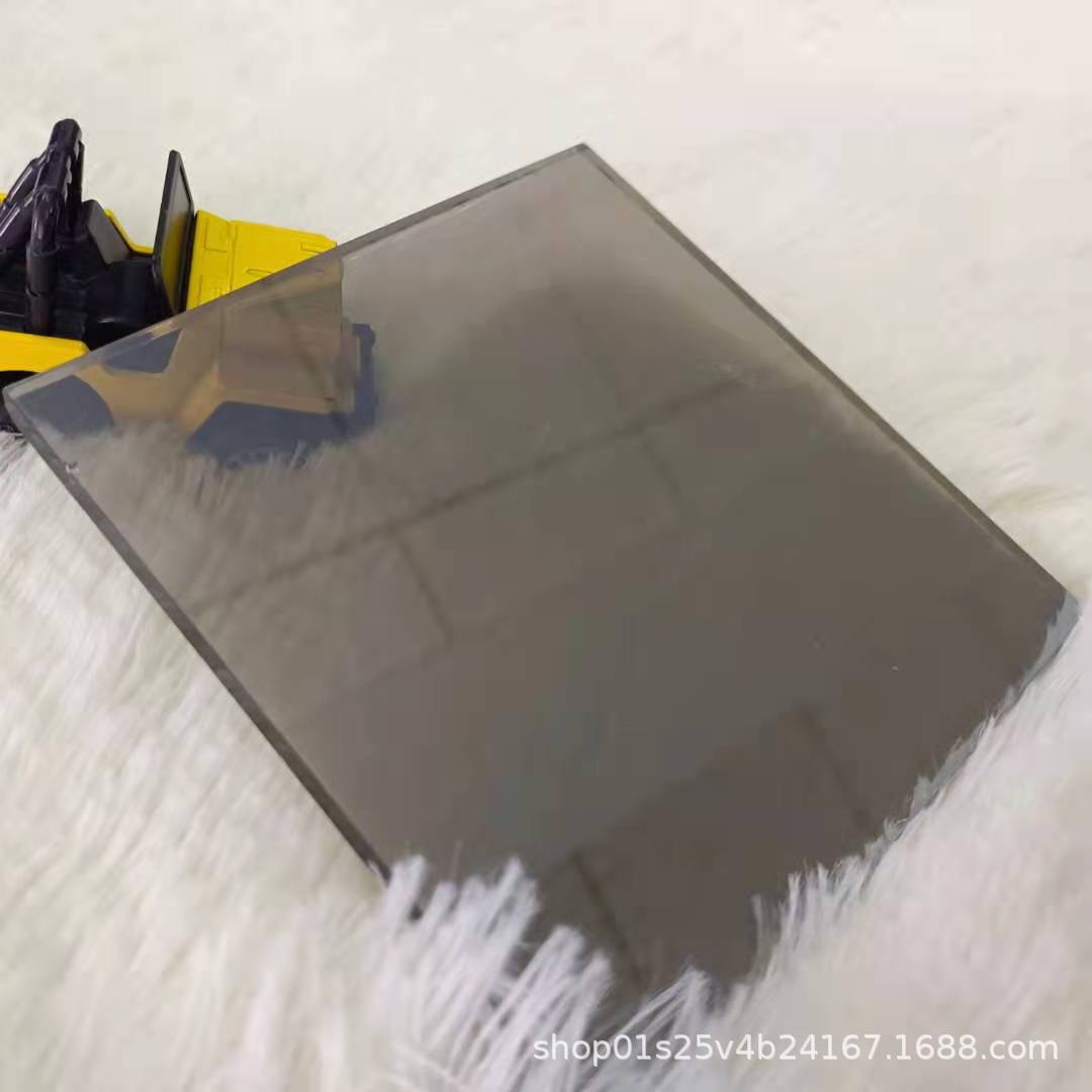 5mm6mm茶色欧茶琥珀色在线镀膜玻璃原片 茶色镀膜热反射镀膜玻璃