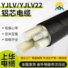 厂家铝芯电缆 低压阻燃电力电缆三相四线 YJLV电缆 铝芯电缆