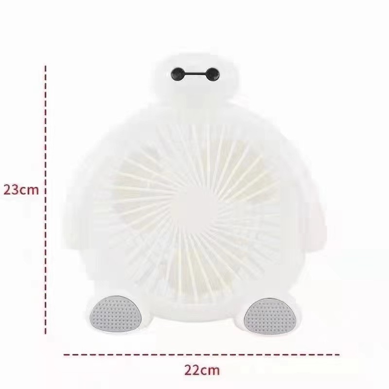 Cartoon Electric Fan USB Mute Mini Desktop Student Portable Office Home Mute Fan Gift Wholesale