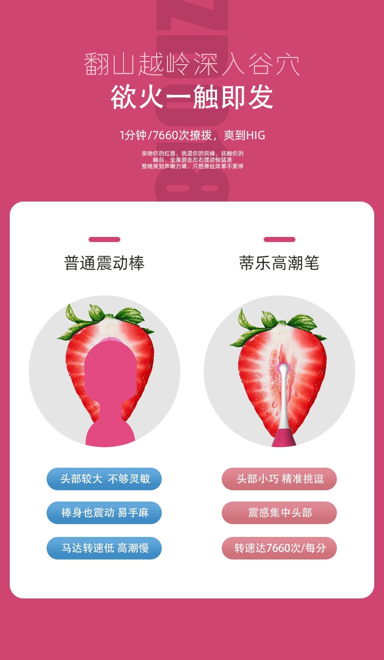 女用震动棒阴蒂刺激g点多频高潮笔 自慰器成人情趣性用品厂家直供