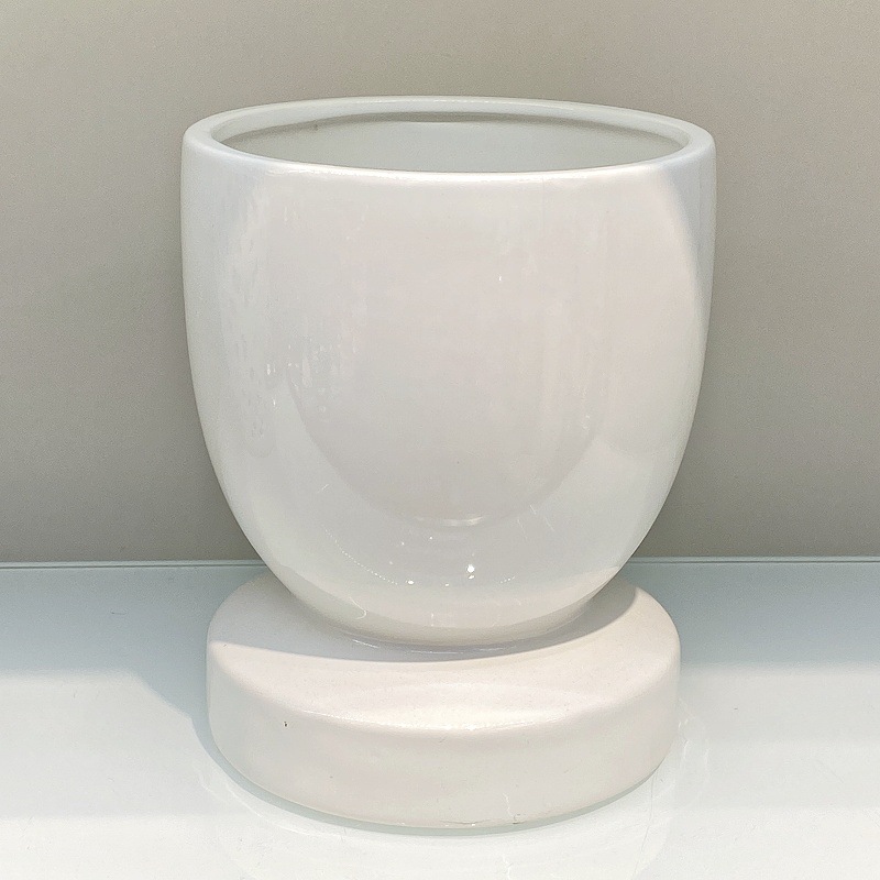 Wine Glass-Shaped Ceramic Flower Pot Furniture Decorative Pot Flower Pot Container Large Flower Pot Vase Decoration Decorative Ornaments
