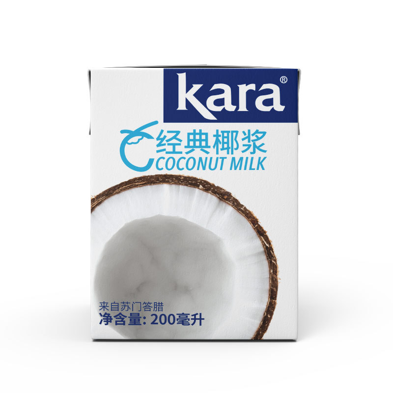 进口kara佳乐椰浆浓缩西米露泰国奶茶店专用商椰奶椰汁咖喱酱食品