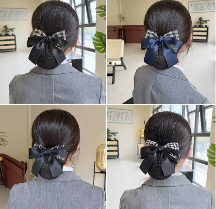 头花女职业发网网兜银行酒店护士学生空乘盘发空姐上班服务员头饰