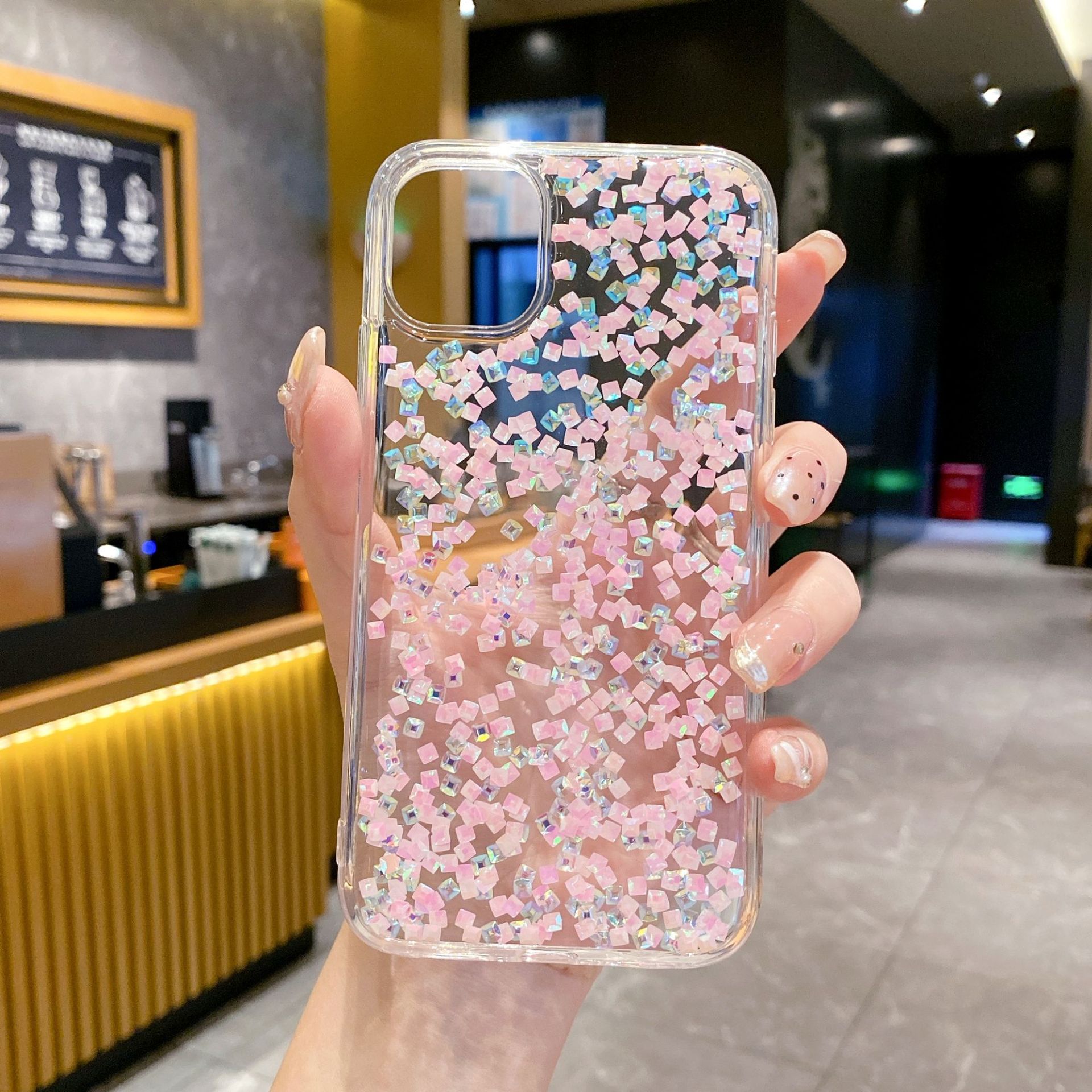 滴胶钻石闪亮奢华高端ins手机壳适用iphone15promax/15/14/13/12