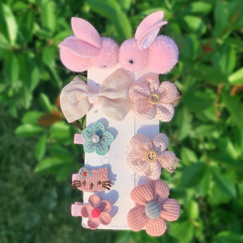 女童蝴蝶结头饰儿童发卡小女孩花朵发夹宝宝卡子可爱公主头花发饰