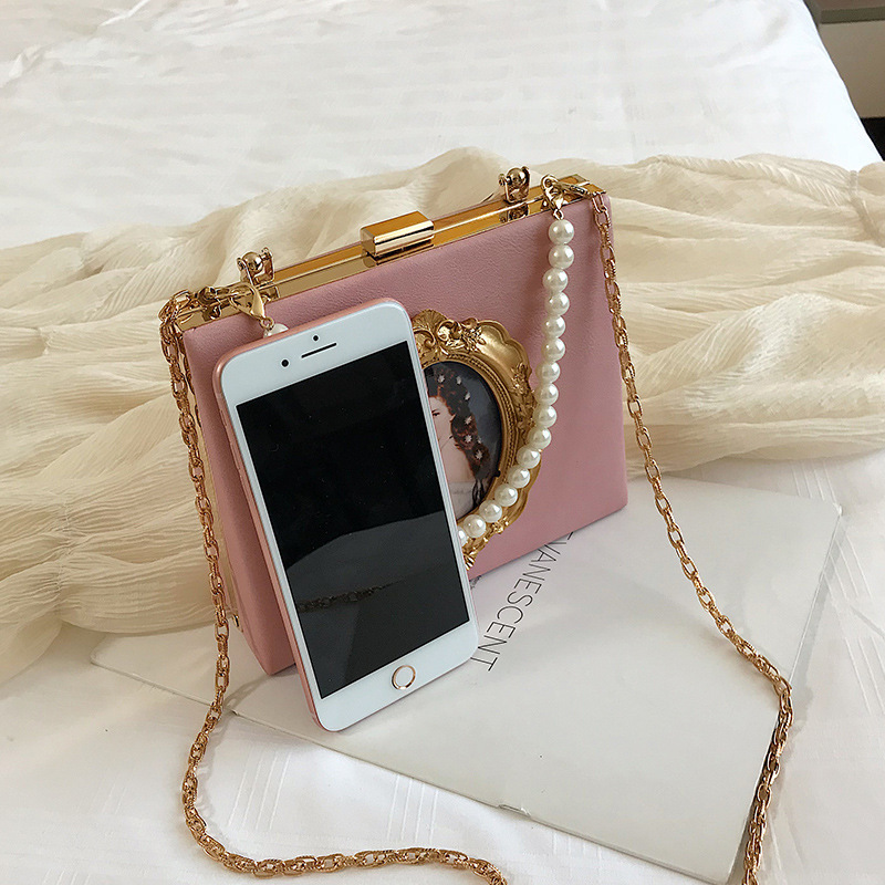 Personalized Small Bags 2023 New Korean Style Fashion Special-Interest Creative Girl Versatile Dinner Portable Crossbody Box Bag