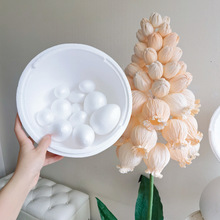 泡沫球幼儿园手工diy星球绘画纸艺花心大型风信子真丝花制作花苞