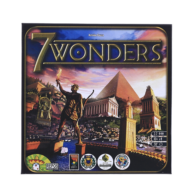 Seven Wonders Duel Duel English Version 7 Wonders 2-7 People Party Board Games Cards Strategy and Reasoning