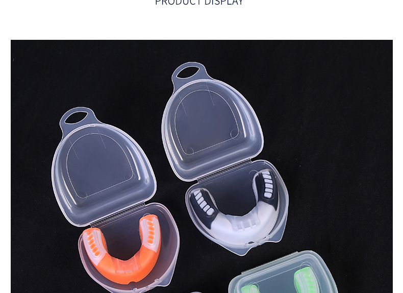 新款成人拳击搏击散打护牙硅胶牙套可定型拳击护齿批发散打牙套