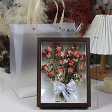 成品相框干花植物标本真花玫瑰家居装饰摆件节日礼物伴手礼装饰芝