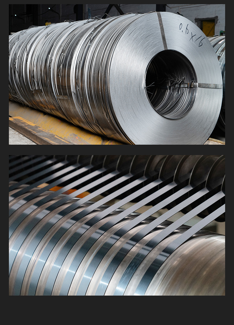 铁皮打包带镀锌钢带16/19/25mm烤蓝铁皮钢带q195金属镀锌捆扎带