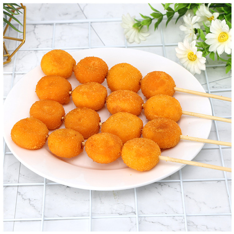 素天下南瓜饼串油炸小吃冷冻半成品食材10串/袋10袋/箱