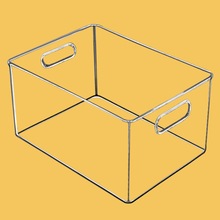 书本收纳盒子透明收纳盒学生书桌纸放a4箱桌面筐无盖竖式展示整理