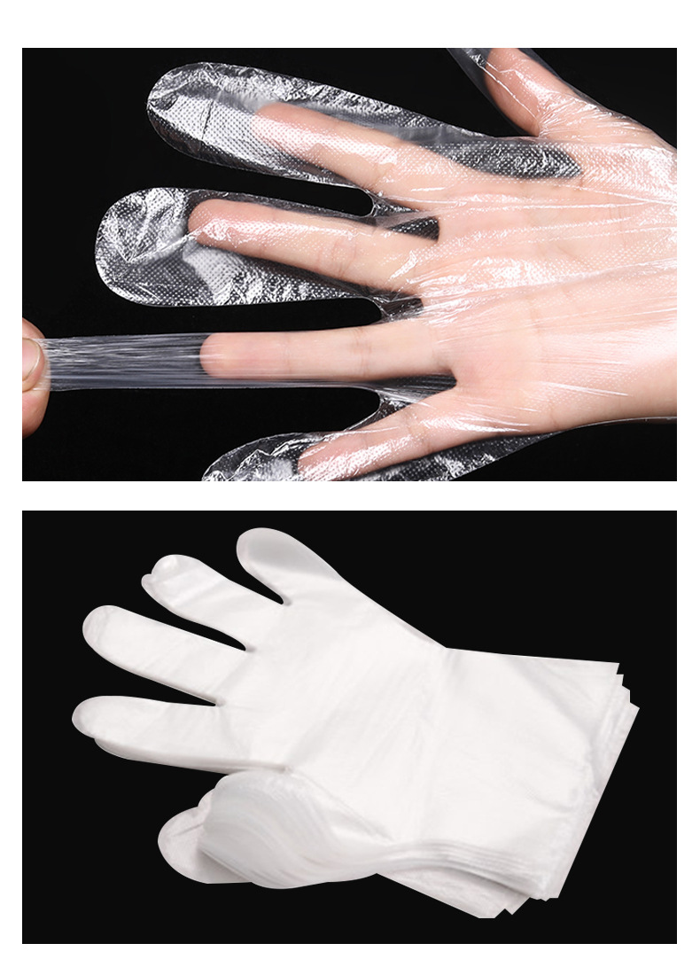 飘安一次性使用手套医院门诊口腔检查pe手套家用清洁防护薄膜手套