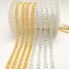 铁磨链4MM  金属铁链 链条diy配饰 可做成品 可加做保色 厂家批发