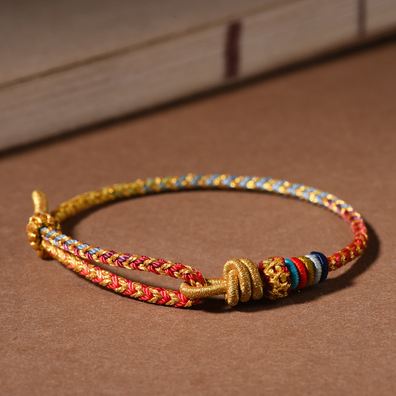 径山龙绳2024龙年本命年红绳手链女生属龙编织手绳灵隐护身符男女