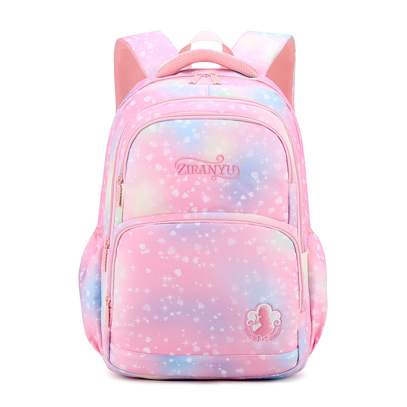 2022 Natural Fish New Backpack for Girls Grade 3-6 Lightweight Spine-Protective Cross-Border Hot One Piece Dropshipping