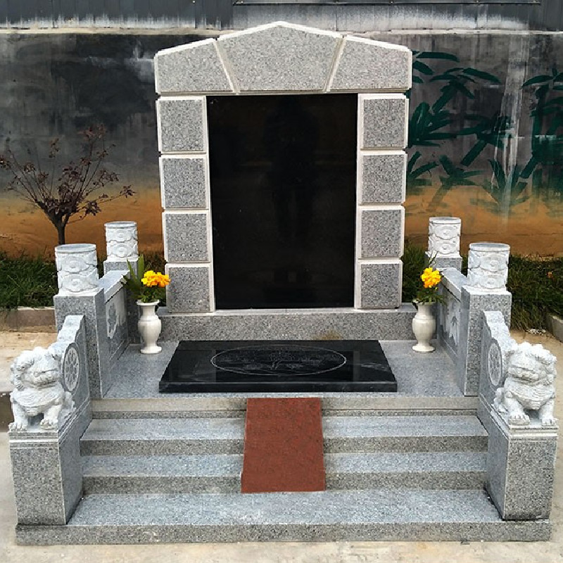 石雕墓碑花岗岩大理石陵园石雕刻字公墓多种石材多种样式农村墓地